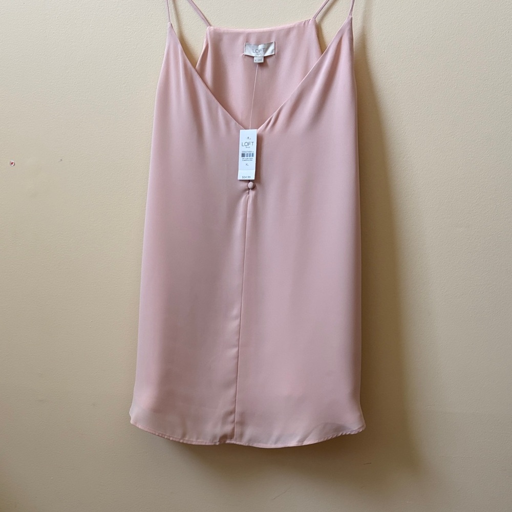 LOFT Soft Pink Camisole Blouse